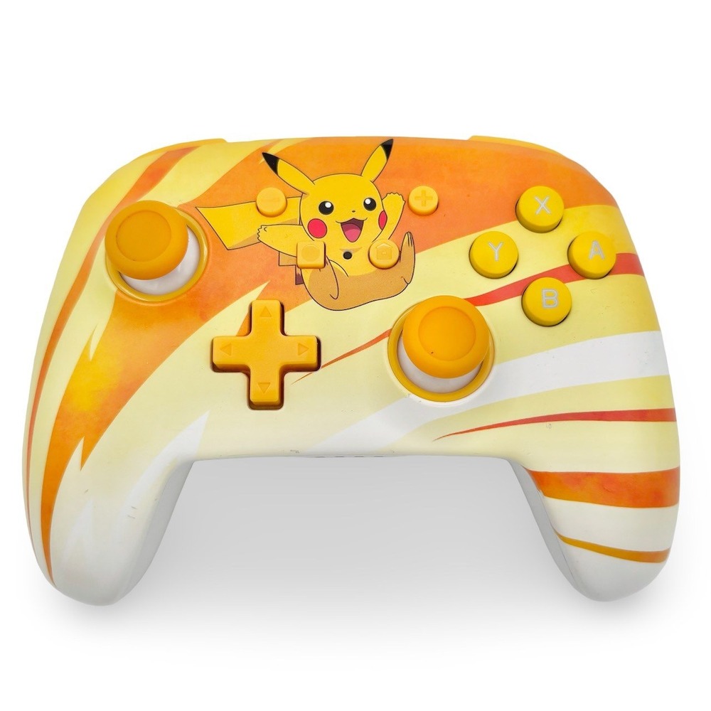 PowerA Enhanced Wireless Controller Nintendo Switch Pikachu Joy Yellow Pokemon